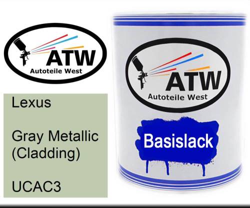 Lexus, Gray Metallic (Cladding), UCAC3: 1L Lackdose, von ATW Autoteile West.